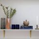 Orange Check Twist Vase