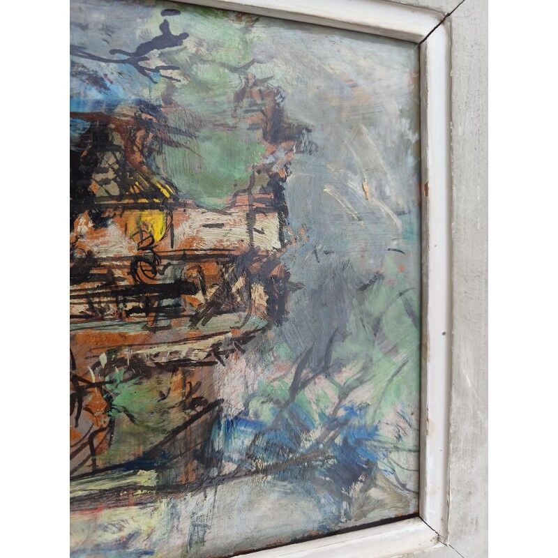 Oil on canvas: Jacques Van Den Bussche