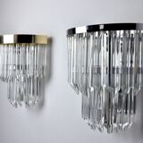 Venini wall lamp duo, Italy, 1970