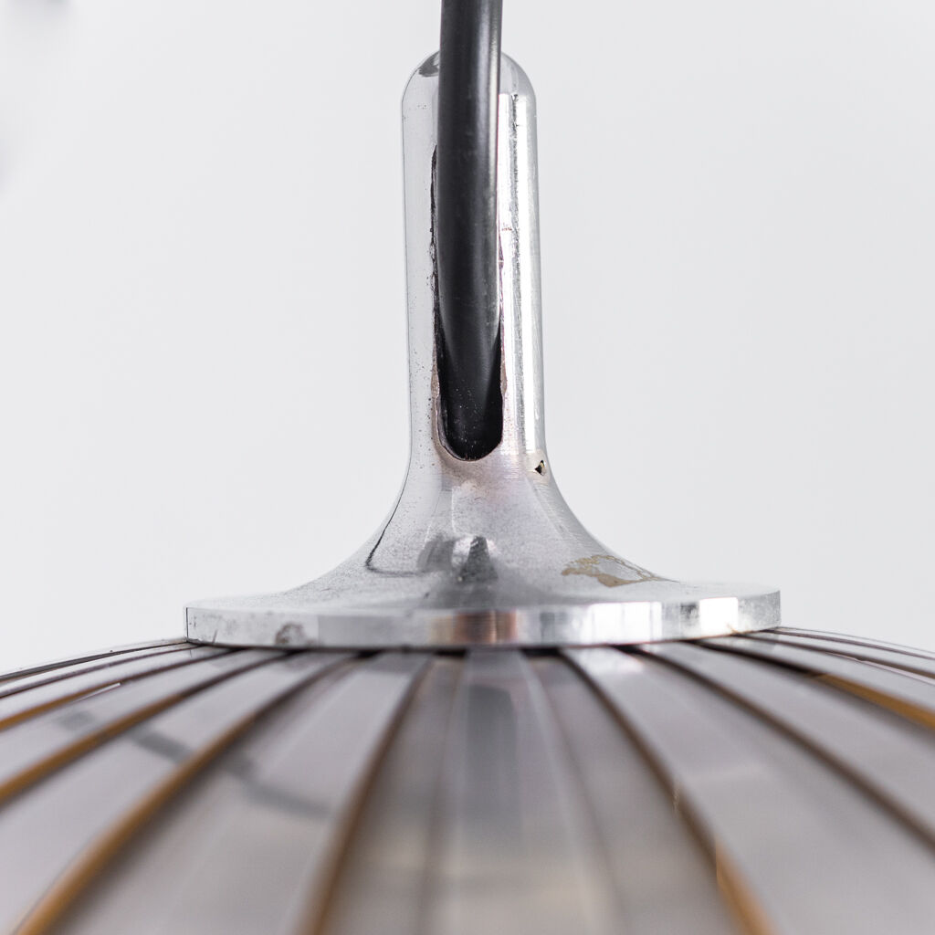 Modern vintage space age 1960s ice cap chandelier