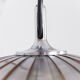 Modern vintage space age 1960s ice cap chandelier
