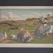 Lithographie par Henri Rivière Les Aspects de la Nature - Le Vallon