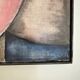 Huile sur toile, Composition géométrique abstraite, Bayer, 1954