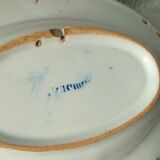 Beard dish barber faience of st clement end 19th