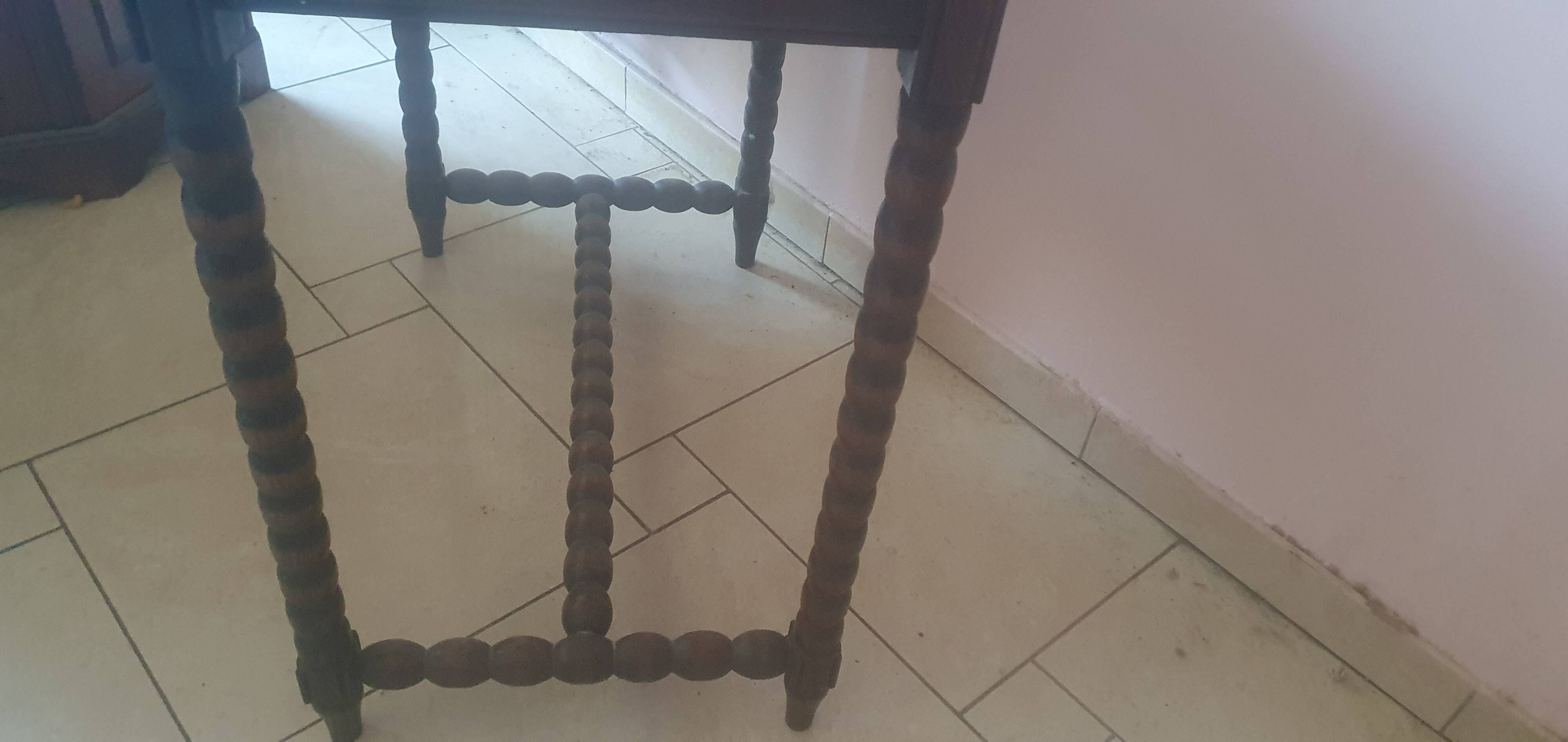 Vintage 19th-century wooden table or desk.