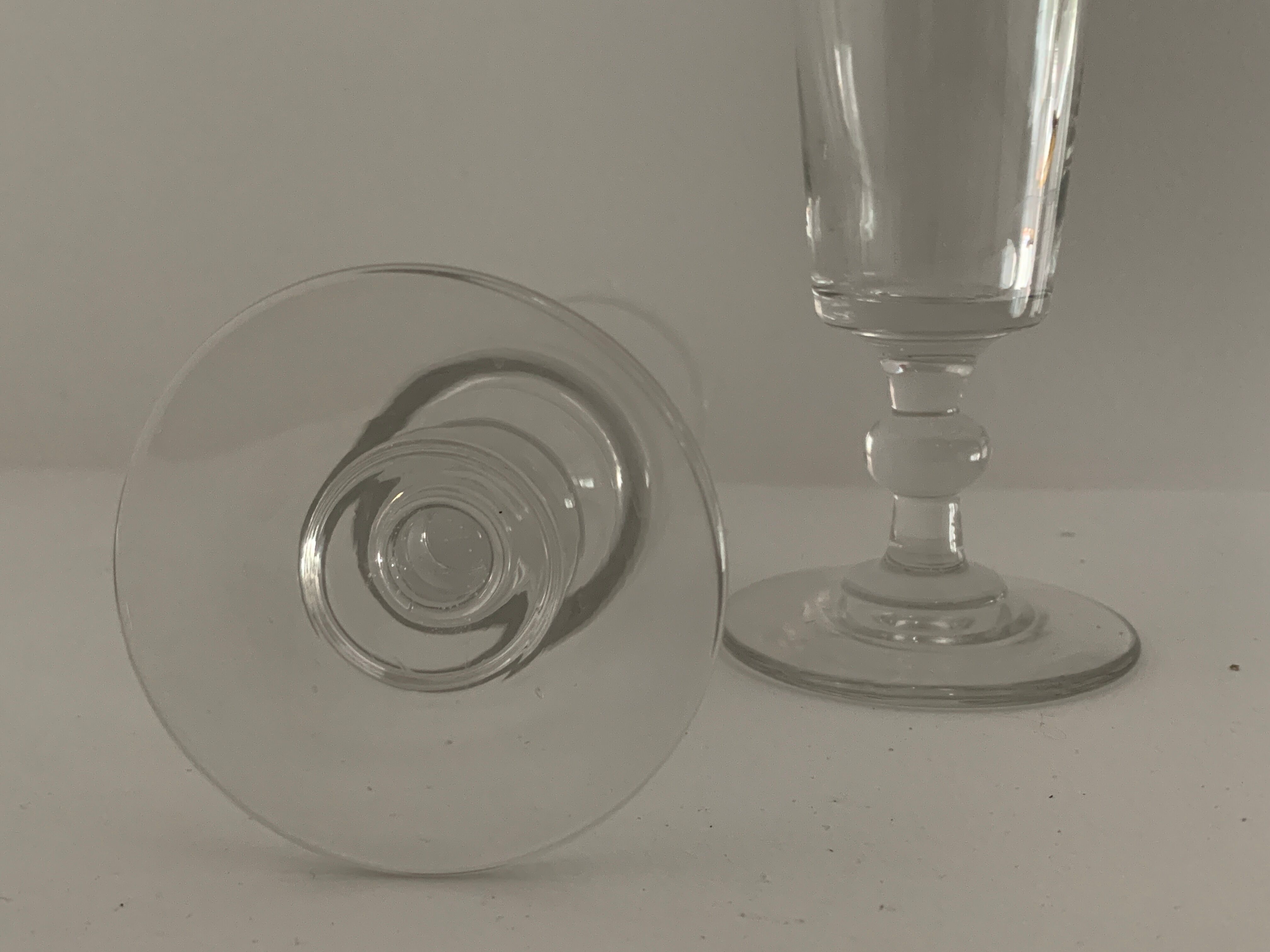 10 glass champagne flutes