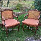 Pair of Regency style armchairs