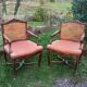 Paire de fauteuils style Régence
