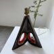 1950s ceramic table lamp, free form