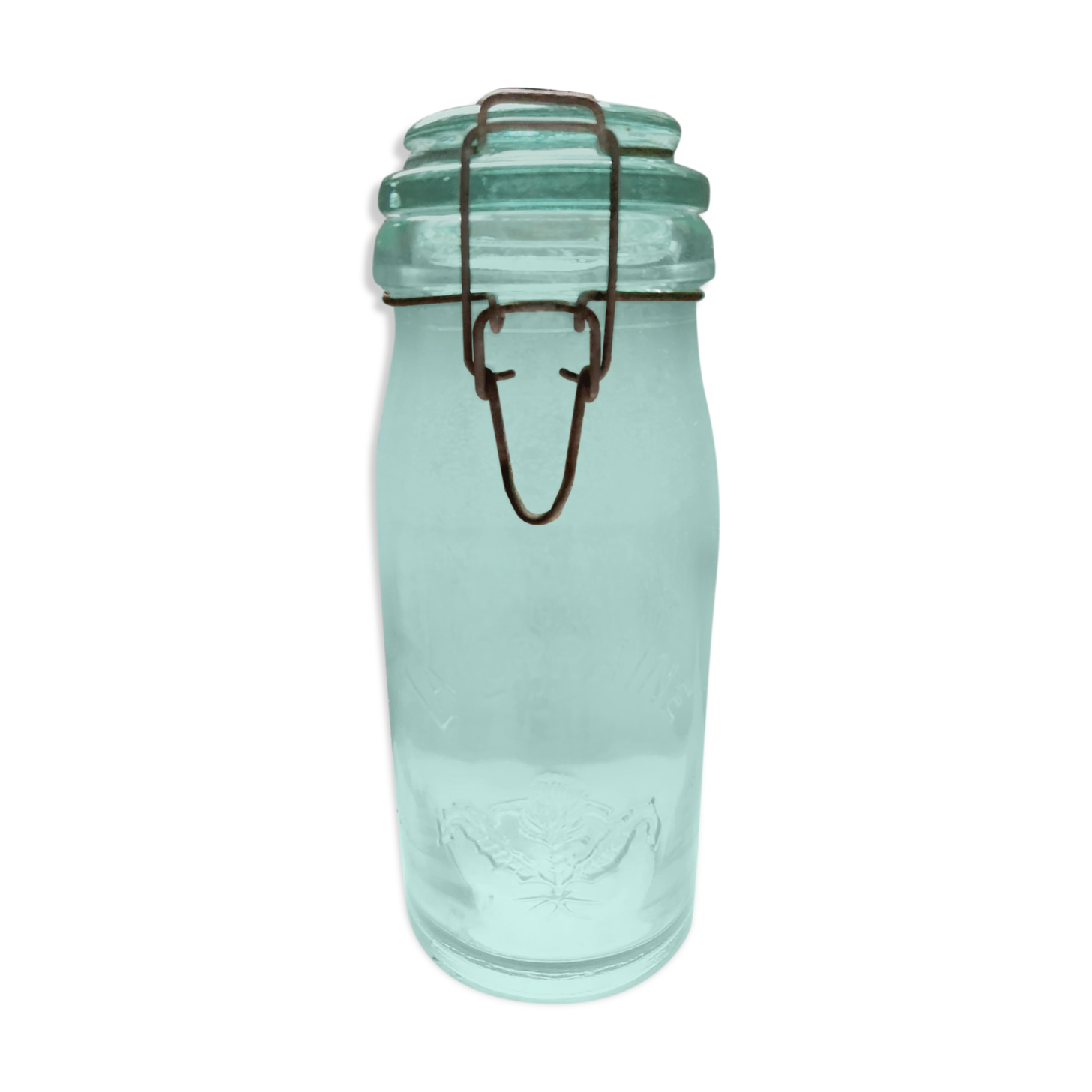 Vintage glass jar la lorraine