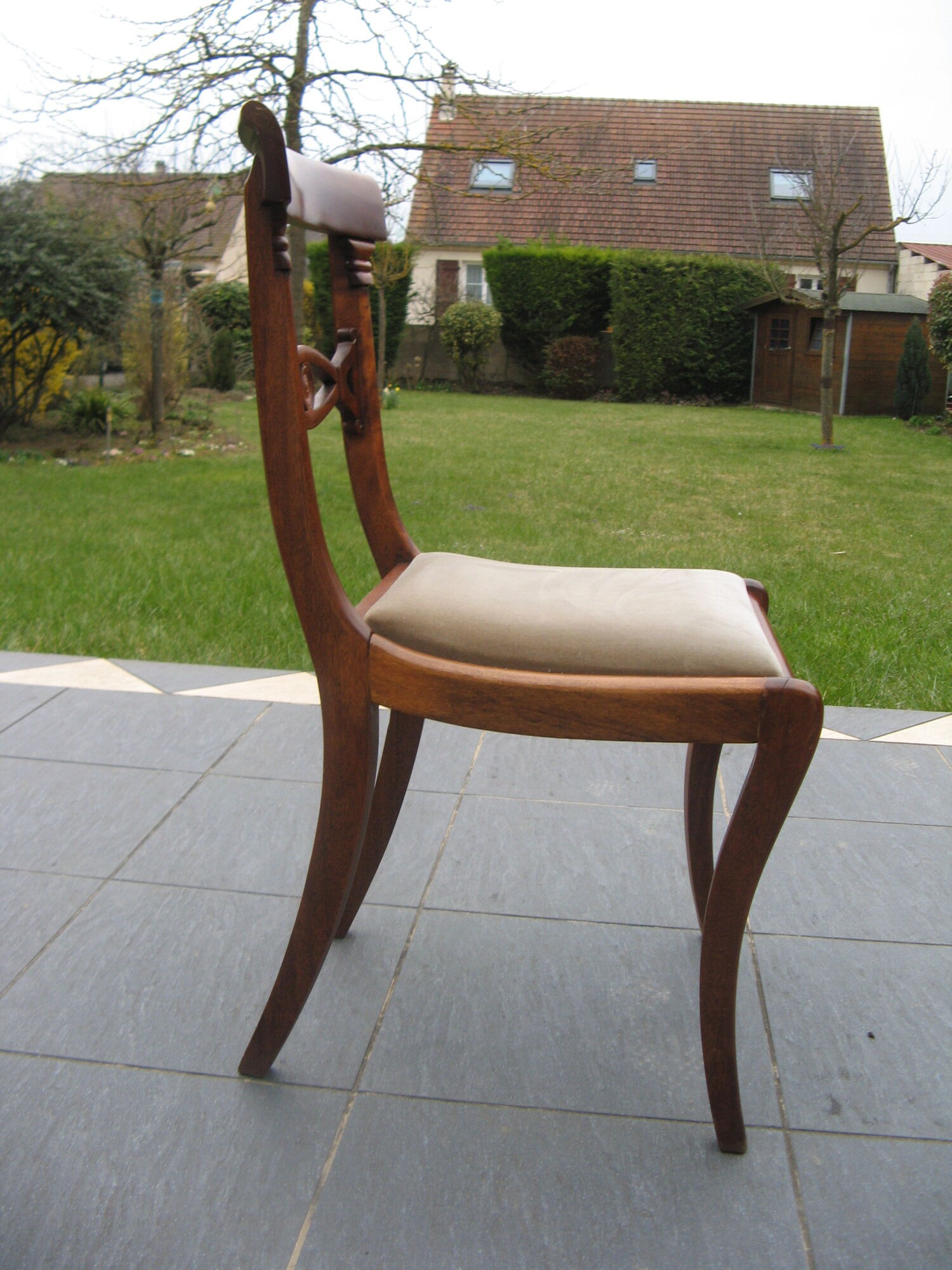 Chaise style anglais