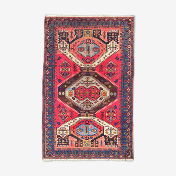 Tapis vintage caucasien fait main 116x185 cm