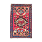 Handmade Vintage Caucasian carpet 116x185 cm