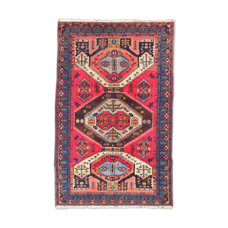 Handmade Vintage Caucasian carpet 116x185 cm