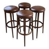 Set of 4 high bistro stools Baumann