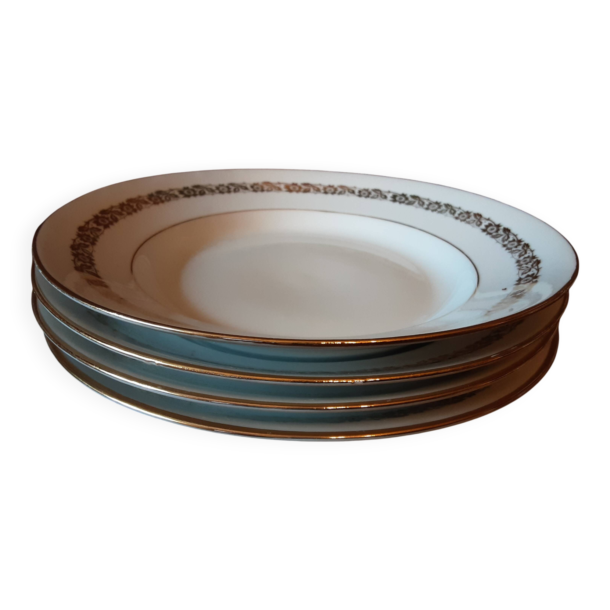 Set of 4 deep plates P F C