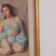 Original French oil on canvas – “Woman Portrait” by Philippe de Rougemont – vintage & framed – 72.5 × 64 cm (28.5" × 25.2")