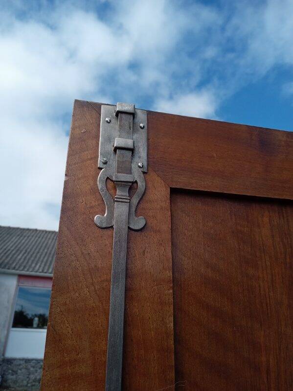 Walnut restoration cabinet