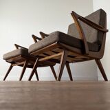 Pair of vintage Scandinavian armchairs – 1960s