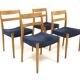Set de 4 chaises en chêne "Garmi", Nils Jonsson, Troeds, Suède, 1960