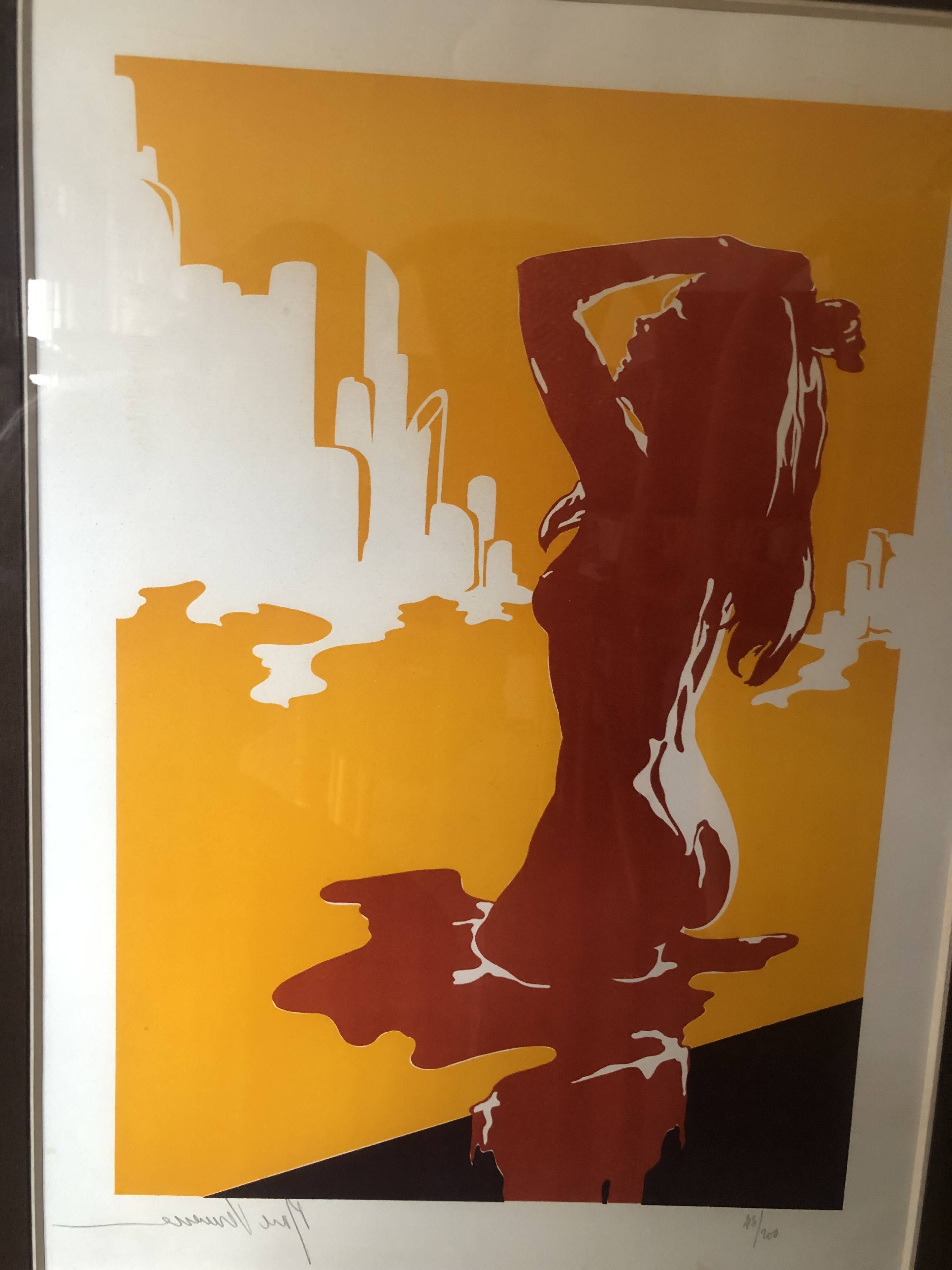 Vintage screen print