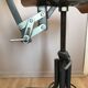Vintage industrial workshop chair/stool in wood and metal