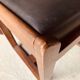 6 chaises noires par Gunther Hoffstead pour Uniflex - 1960