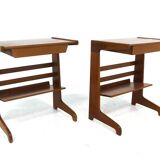 Set of 2 Scandinavian bedside tables, David Rosen, NK, Sweden, 1960.