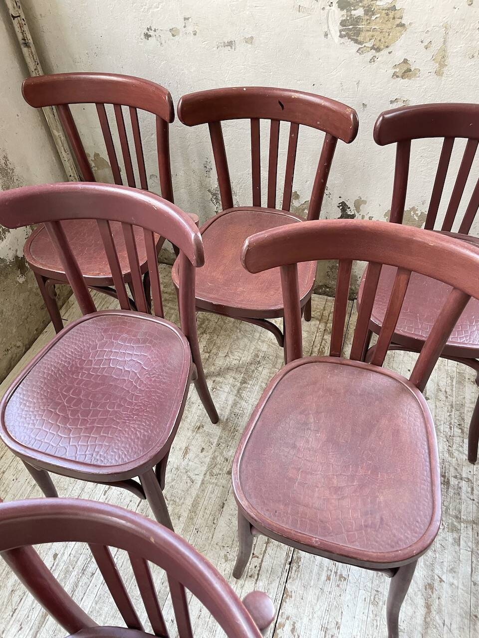 Set of 13 Japy bistro chairs, 1940
