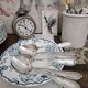 6 silver-plated metal tablespoons