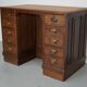 French oak shop counter / desk or kitchen island, 1950s