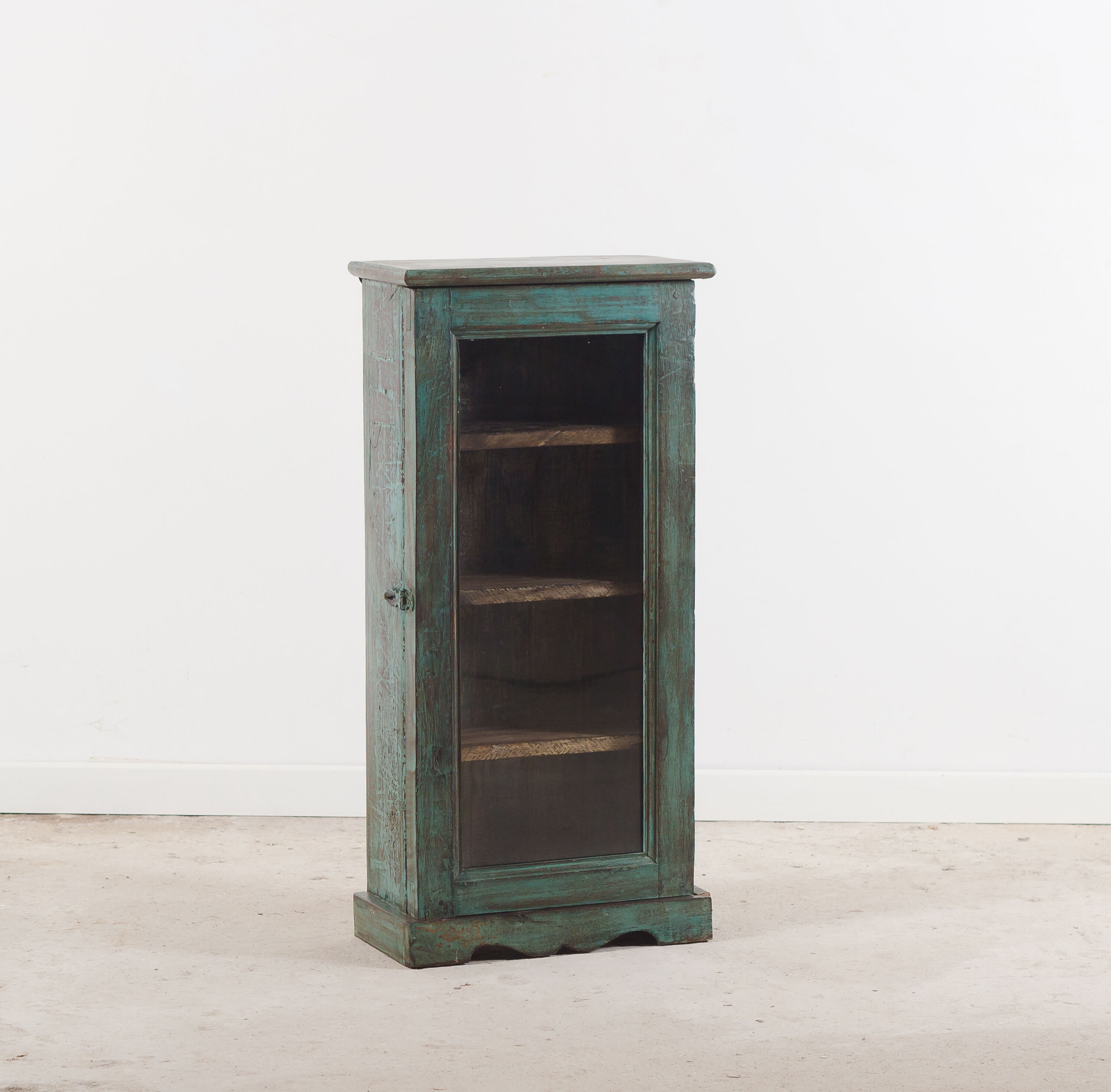 Vintage wooden wall shelf