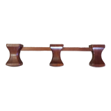 Scandinavian style wooden coat rack