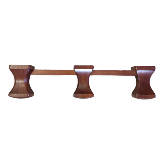 Scandinavian style wooden coat rack