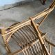 Vintage rattan children's armchair 1960s