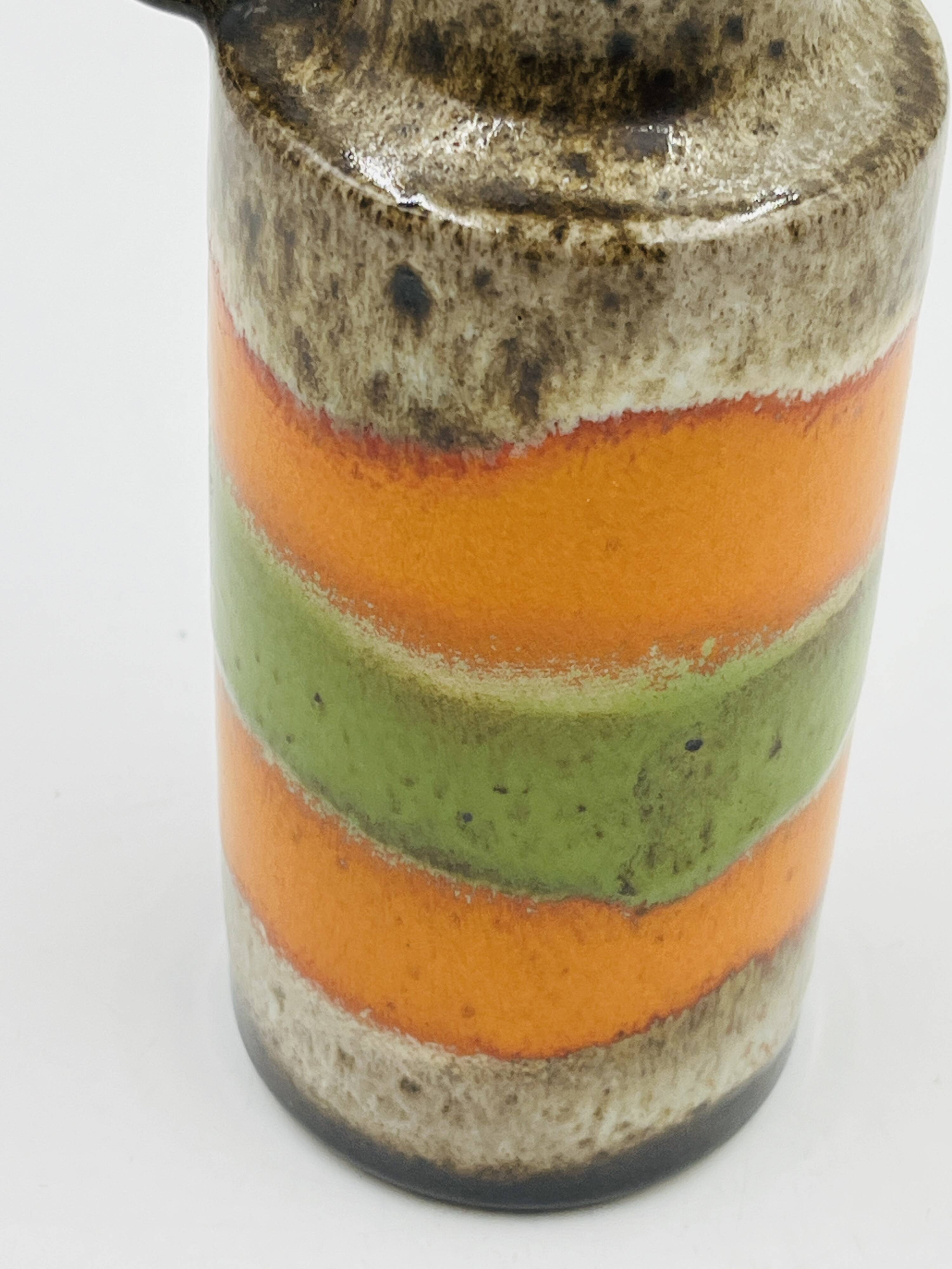 Vase from West Germany with a pop design.