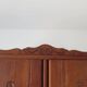 English asymmetrical chest of drawers - Art Deco - Mirror - 2 doors - 5 drawers - Mesh blond oak