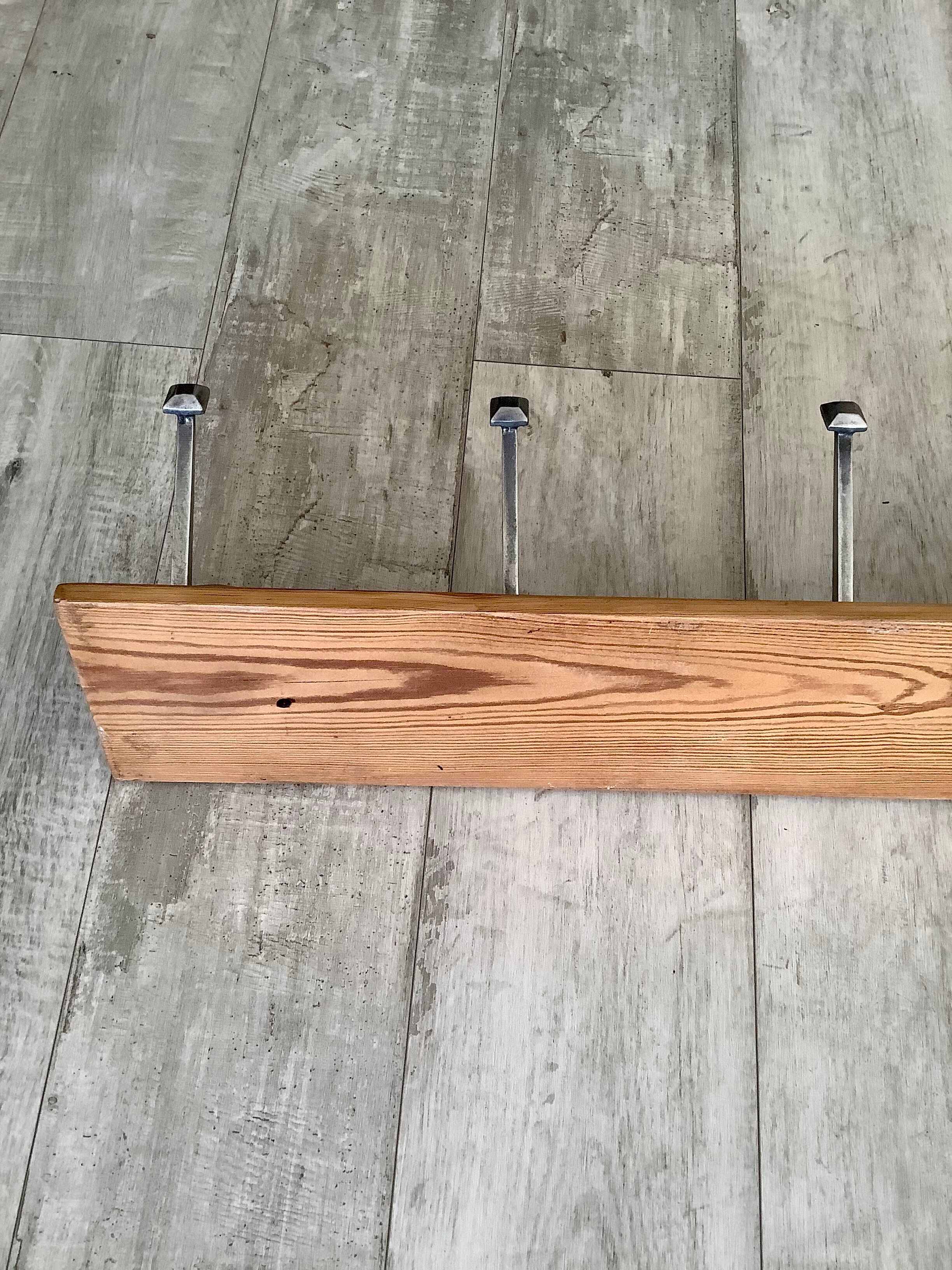 Vintage wall coat rack