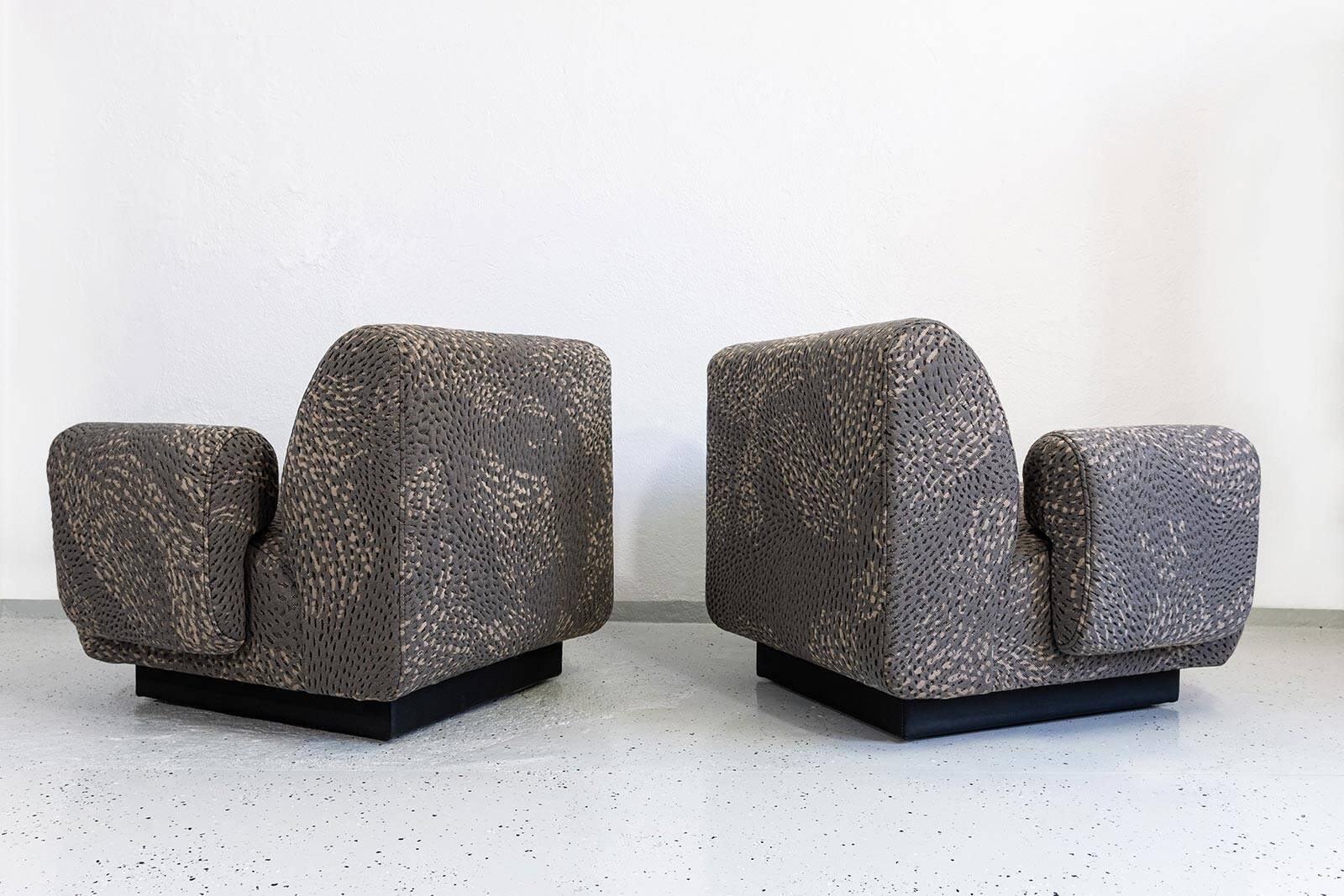 Modular lounge chairs/sofa by Eberhard Geißler, Oelsa, Germany, 1970s