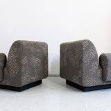 Modular lounge chairs/sofa by Eberhard Geißler, Oelsa, Germany, 1970s
