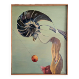 Oil painting by Bruno Lassalle (1982)