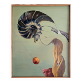 Peinture à l'huile de Bruno Lassalle  (1982)