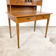 Antique french walnut wooden ladies writing desk