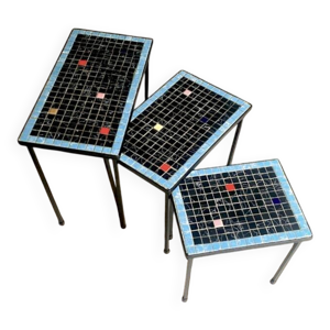 3 tables gigognes vintage