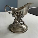 Royal sauce boat in silver-plated metal – chic baroque style