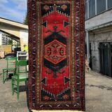 Hand-woven, wool persian carpet, iran, vintage