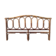 Vintage rattan bamboo headboard