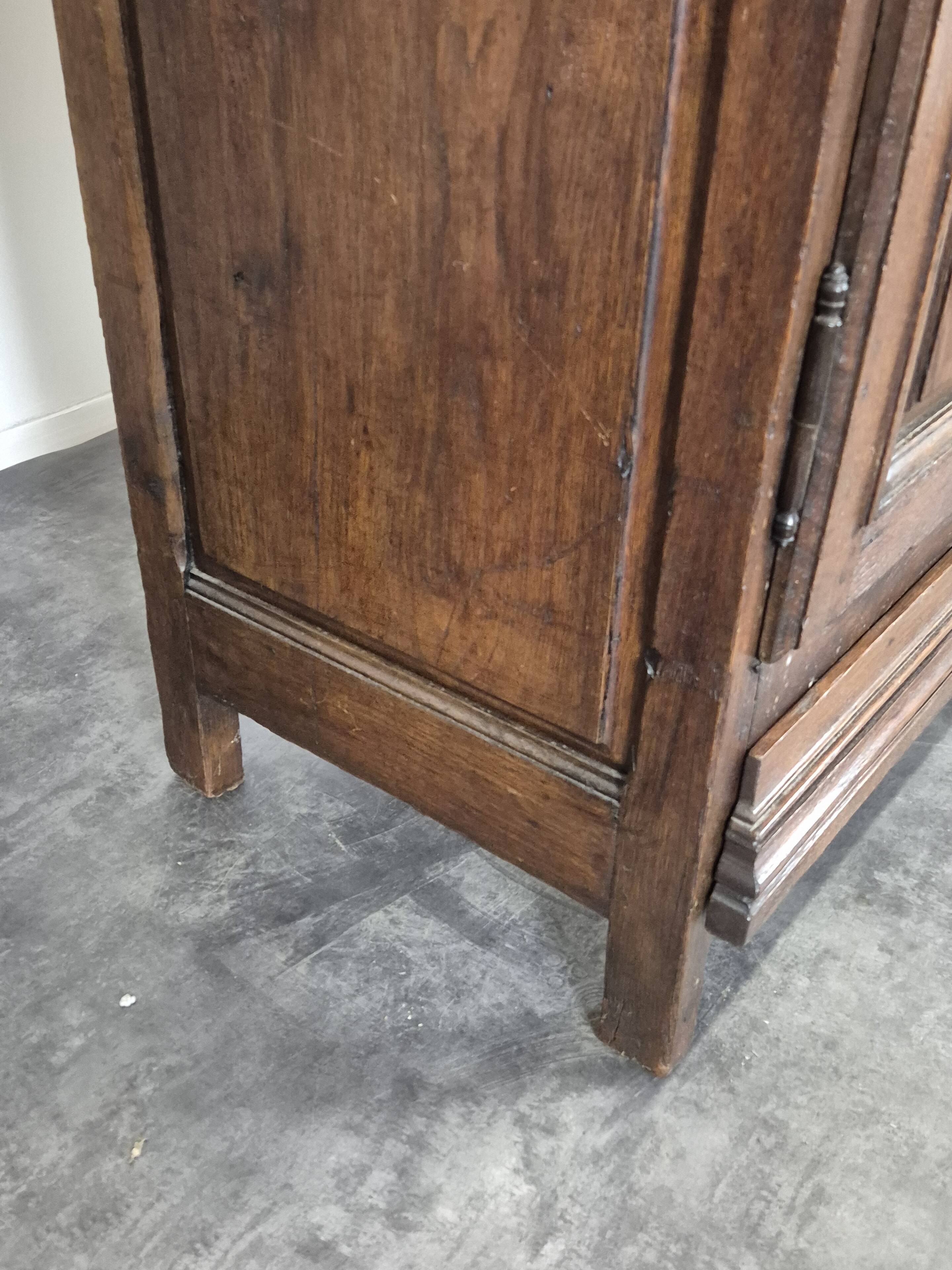 Small oak community cupboard
