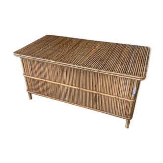Vintage bamboo trunk