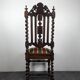 Louis XIII style oak chair